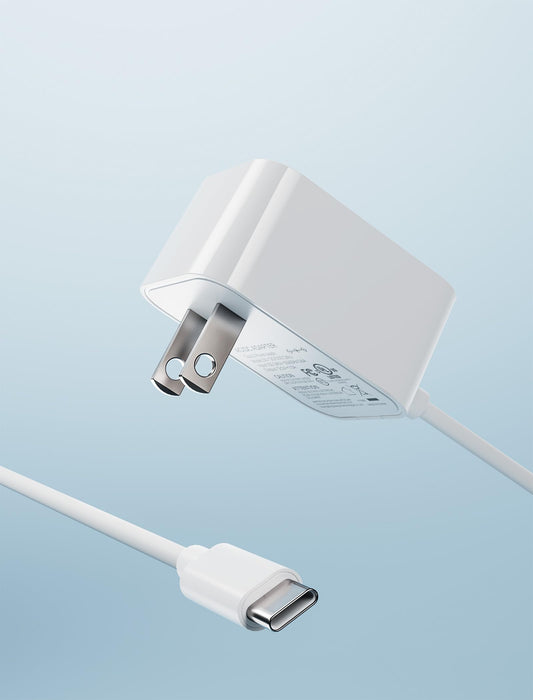 12V USB-C AC/DC Adapter Compatible with 8’’,8.5’’,10’’ Wall Fan, USB Type C Plug,1.8M/5.9 feet