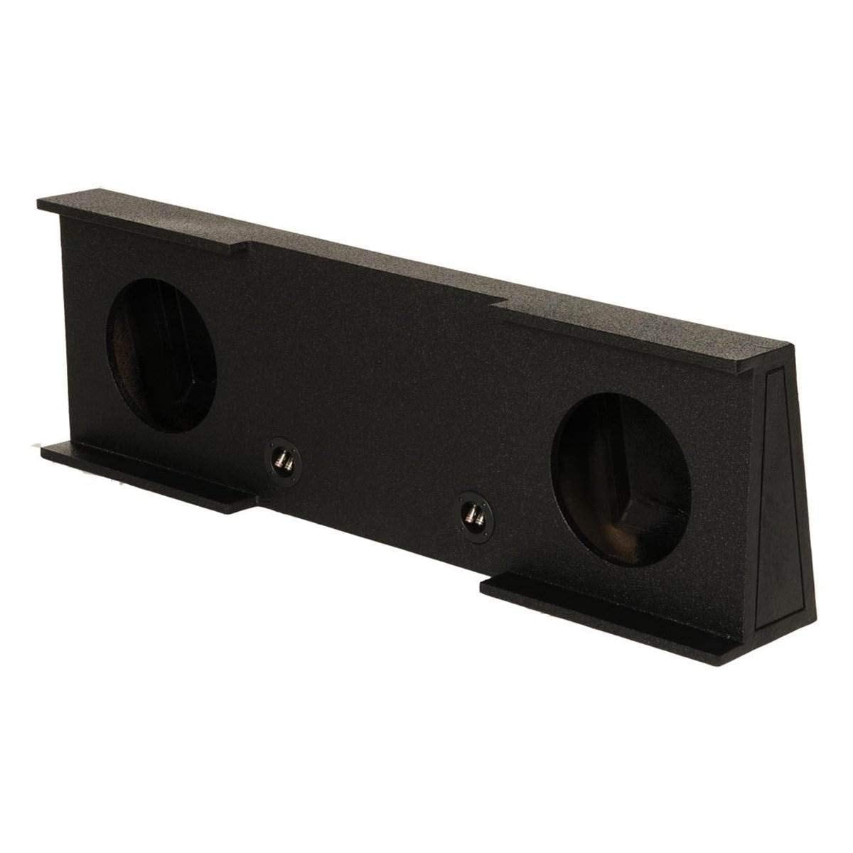 QPower QBGMC10-2007-4DR Dual 10-Inch Underseat Downfire Subwoofer Box