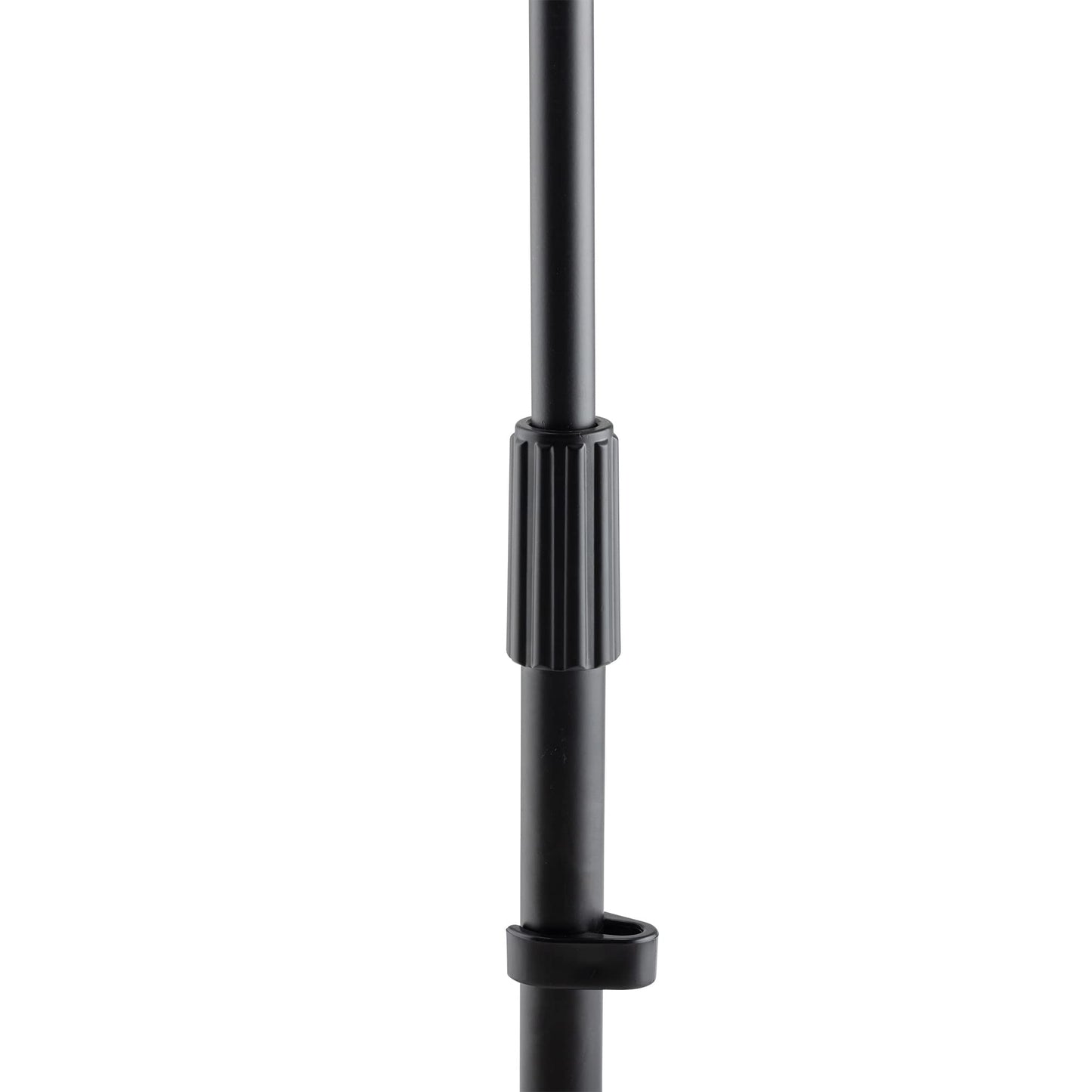 On-Stage MS7411B Drum/Amp Tripod Mic Stand with Boom (Short Microphone Setup, Miking for Drums and Amps, Adjustable Height and Boom, 5/8?-27