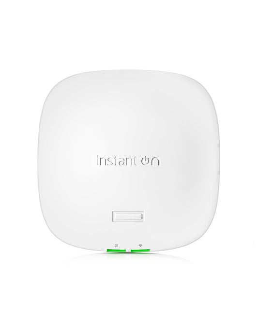 HPE Networking Instant On Access Point AP21 2x2 WiFi 6 Indoor Wireless Access Point | Single-Room, Secure, Smart Mesh Support | Power Source Not