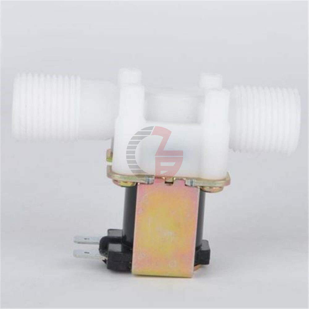 1/2" N/C Magnetic Electric Solenoid Valve Water Air Inlet Flow Switch DC 12V