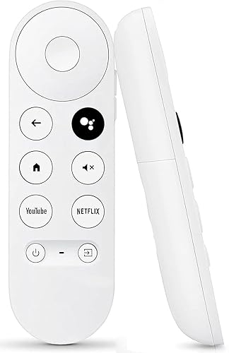 anlvico Replacement Voice Remote for Google Chromecast 4K Snow HD TV, for Chromecast with Google-TV Remote, for GoogleTV HD/ 4K Snow Streaming