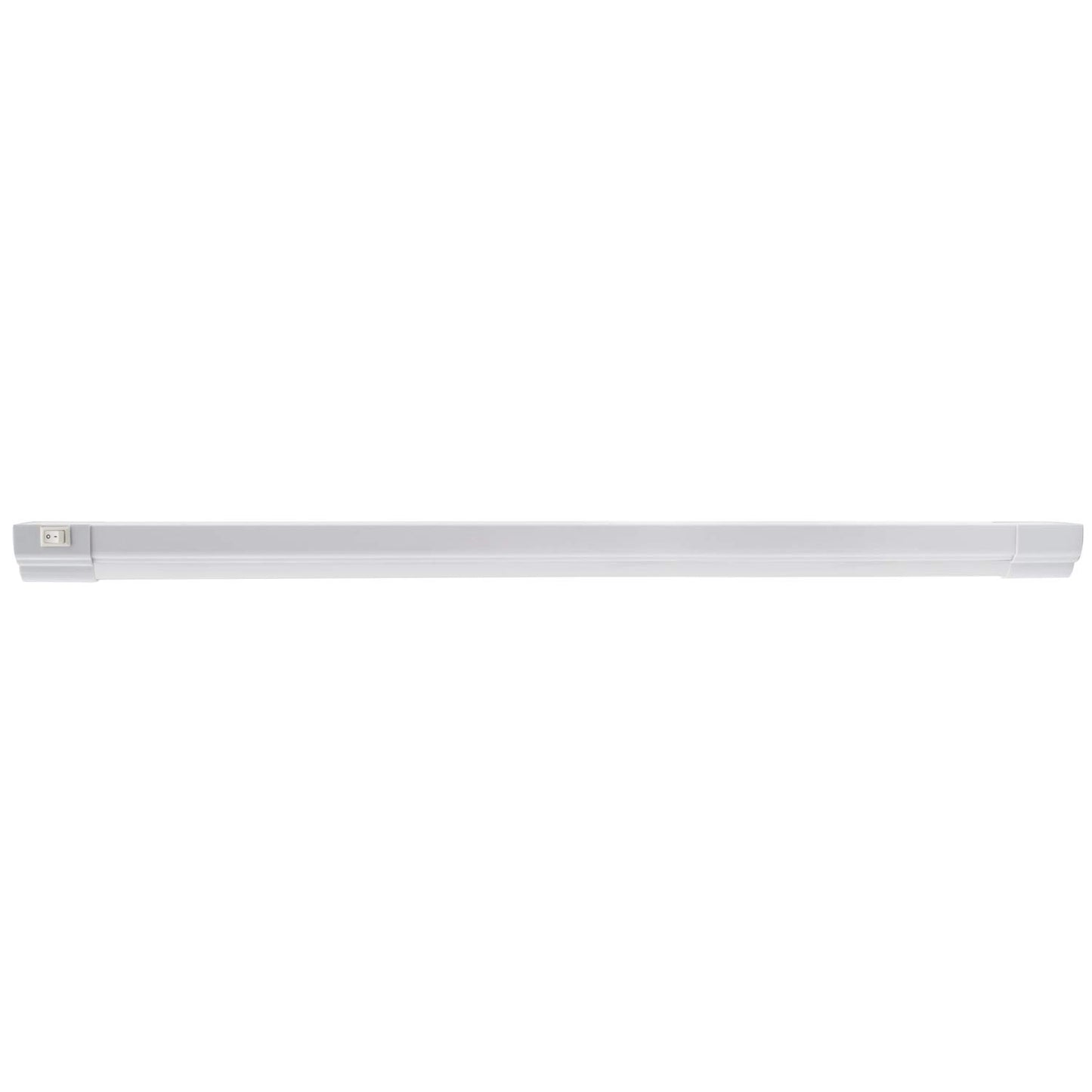 Maxxima 24 inch Linkable LED Under Cabinet Light, 1200 Lumens, Warm White 3000K, White, On/Off Switch, Plug in