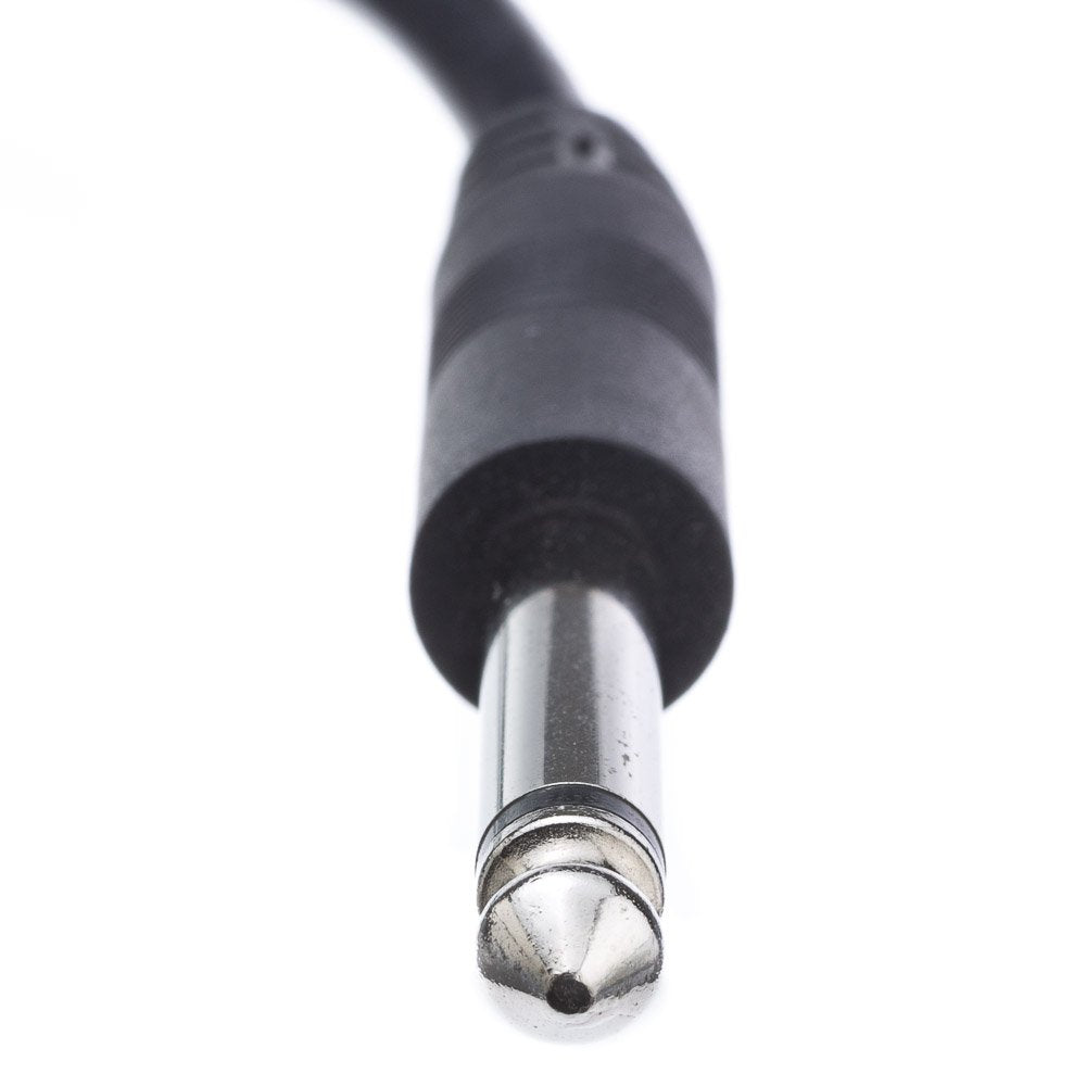 CableWholesale 3-Pin XLR Female to 1/4" Mono Male Audio Cable, 24 AWG Microphone Cable, 15 feet