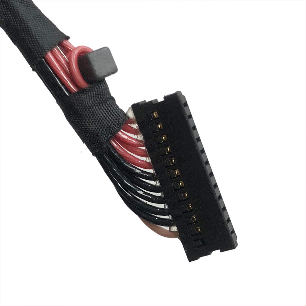 GinTai DC Power Jack with Cable Socket Plug Charging Port Replacement for Dell M15 R2 M17 R2 0J60G1 J60G1 DC301015A00 EDQ51 EDQ71