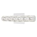 Keighley 18 in. Chrome LED Crystal Vanity Light Bar