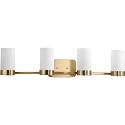 Progress Lighting P300023-109 Elevate Four-Light Bath, Antique Bronze