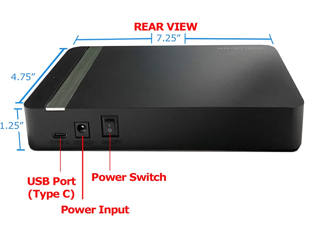 Avolusion PRO-X 6TB USB 3.0 External Gaming Hard Drive for PS5/PS4 Game Console - 2 Year Warranty (Renewed)
