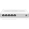 Tenda SM105 5 Port 2.5G Unmanaged Ethernet Switch, 5 X 2.5G Base-T Ports, 25Gbps Switching Capacity, Compatible with 100/1000/2500Mbps, for Home