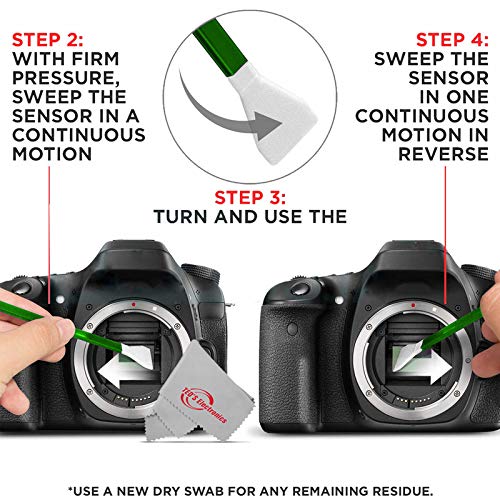 Professional Cleaning Kit for APS-C DSLR Cameras Sensor with Cleaning Swabs and Carry Case