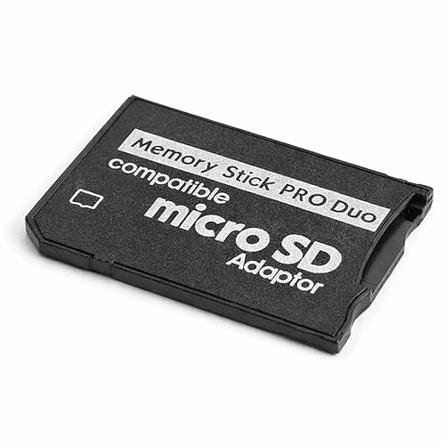 SANOXY Compatible Micro SD Adapter Memory Stick Pro Duo Single Slot Black