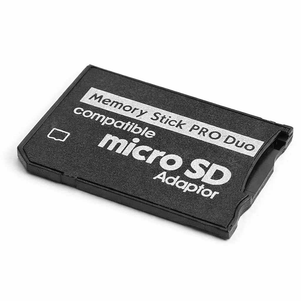 SANOXY Compatible Micro SD Adapter Memory Stick Pro Duo Single Slot Black