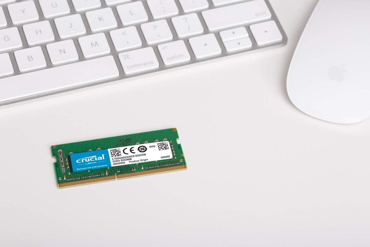 Crucial 4GB, 204-pin SODIMM, DDR3 PC3-12800,