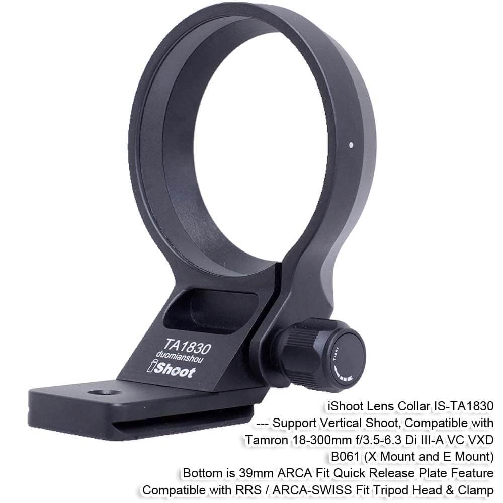 duomianshou Lens Collar Tripod Mount Ring Compatible with Tamron 18-300mm f/3.5-6.3 Di III-A VC VXD B061 (X/E Mount), Lens Support Bracket Holder