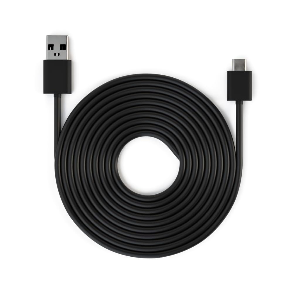Blink Three-Meter Indoor Power Cable for Mini 2, Mini 2K+, Blink Arc and Blink Arc 2K+ (Black)
