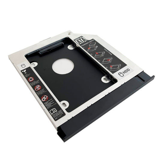2nd HDD SSD Hard Drive Optical Frame Caddy Tray for Lenovo ThinkPad E540 E531 only with Bezel Front Panel Faceplate Metal Bracket Holder