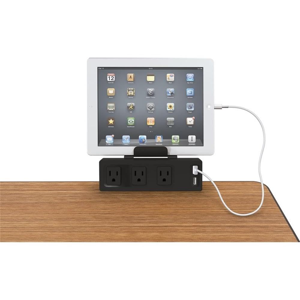 Balt Table Clamp Mount Power Outlet & USB Charger (66675)