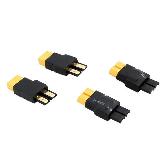 4pcs Compatible with TRX Male to XT60 / XT-60 Female Connector Adapter(BDHI-87)