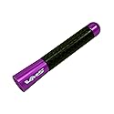 VMS RACING Purple with Black Real Carbon Fiber CNC Machined Billet Aluminum Short 3" inch Antenna Compatible with Jeep Wrangler JK JKU Series