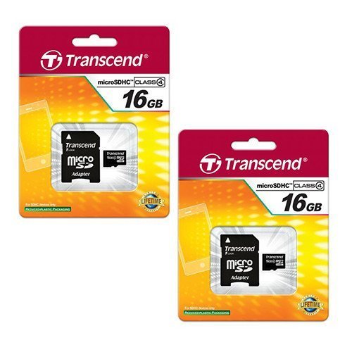 Nokia Lumia 521 Cell Phone Memory Card 2 x 16GB microSDHC Memory Card with SD Adapter (2 Pack)