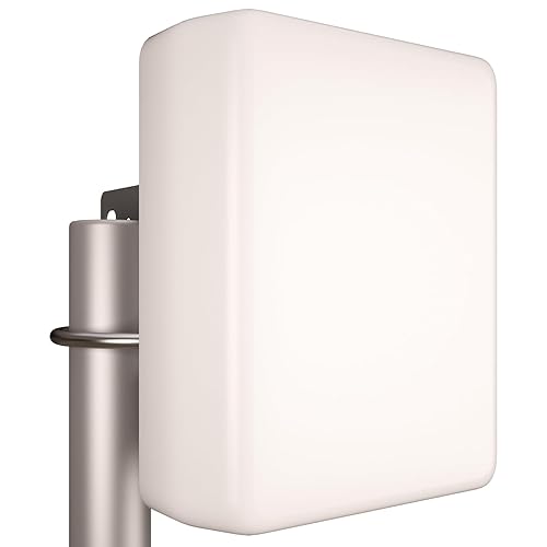 Tupavco TP542 Dual-Band (13dBi) Outdoor Directional Panel Antenna (2.4GHz & 5GHz WiFi) Wireless Network Signal (Pole Mast Mount) Weatherproof