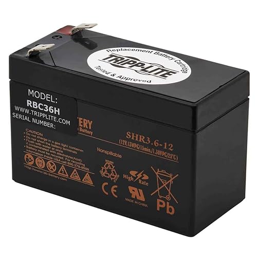 Tripp Lite Certified UPS Replacement Battery Cartridge for AVR550U, AVRX550U, ECO550UPS, ECO650UM, INTERNET550SER, INTERNET550U and INTERNET600U UPS…