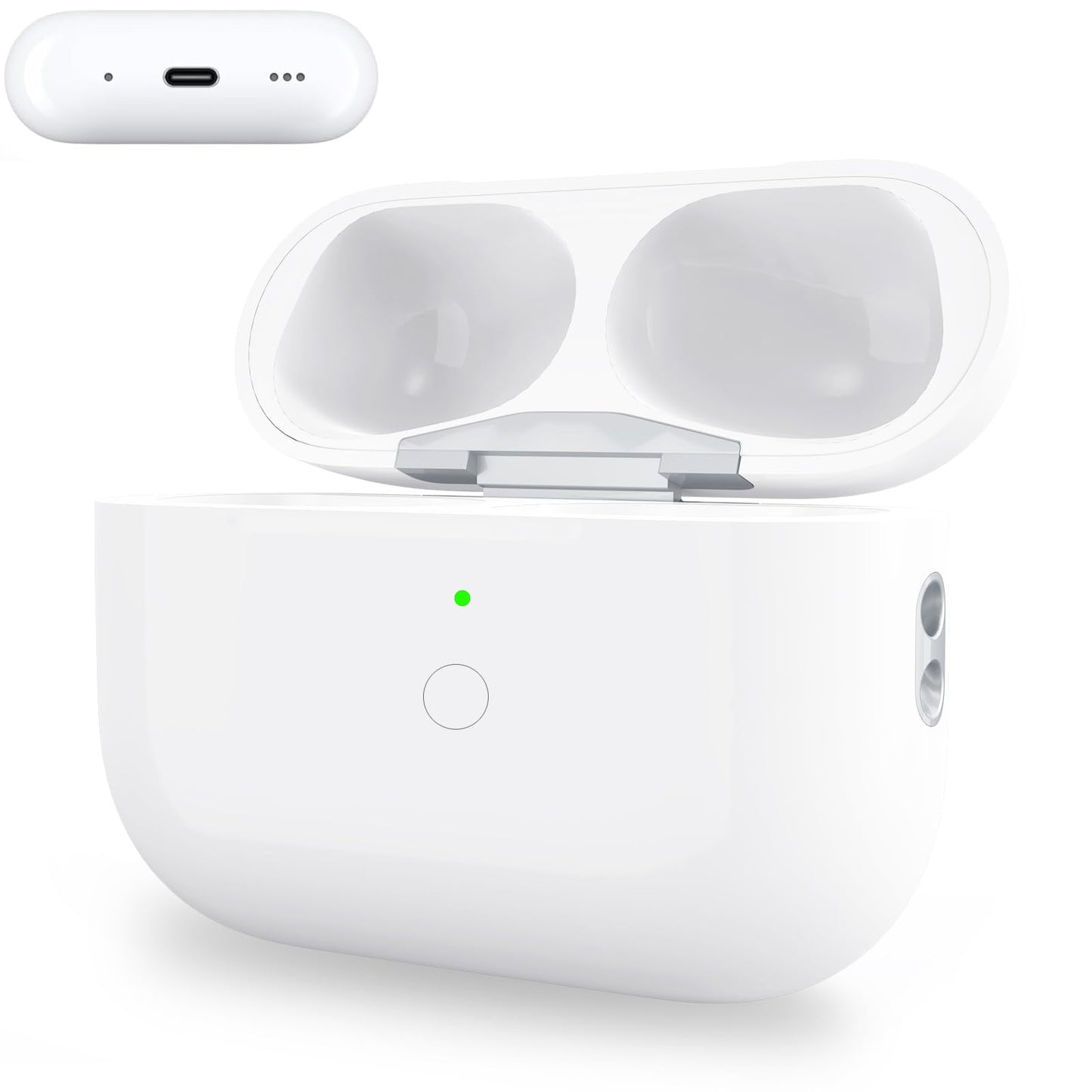 Wireless Charging Case for AirPods Pro 1/2 USB C Prot with Bluetooth Button?Replacement Charger Cases Compatible with AirPod Pro 1st / 2nd Gen Charger