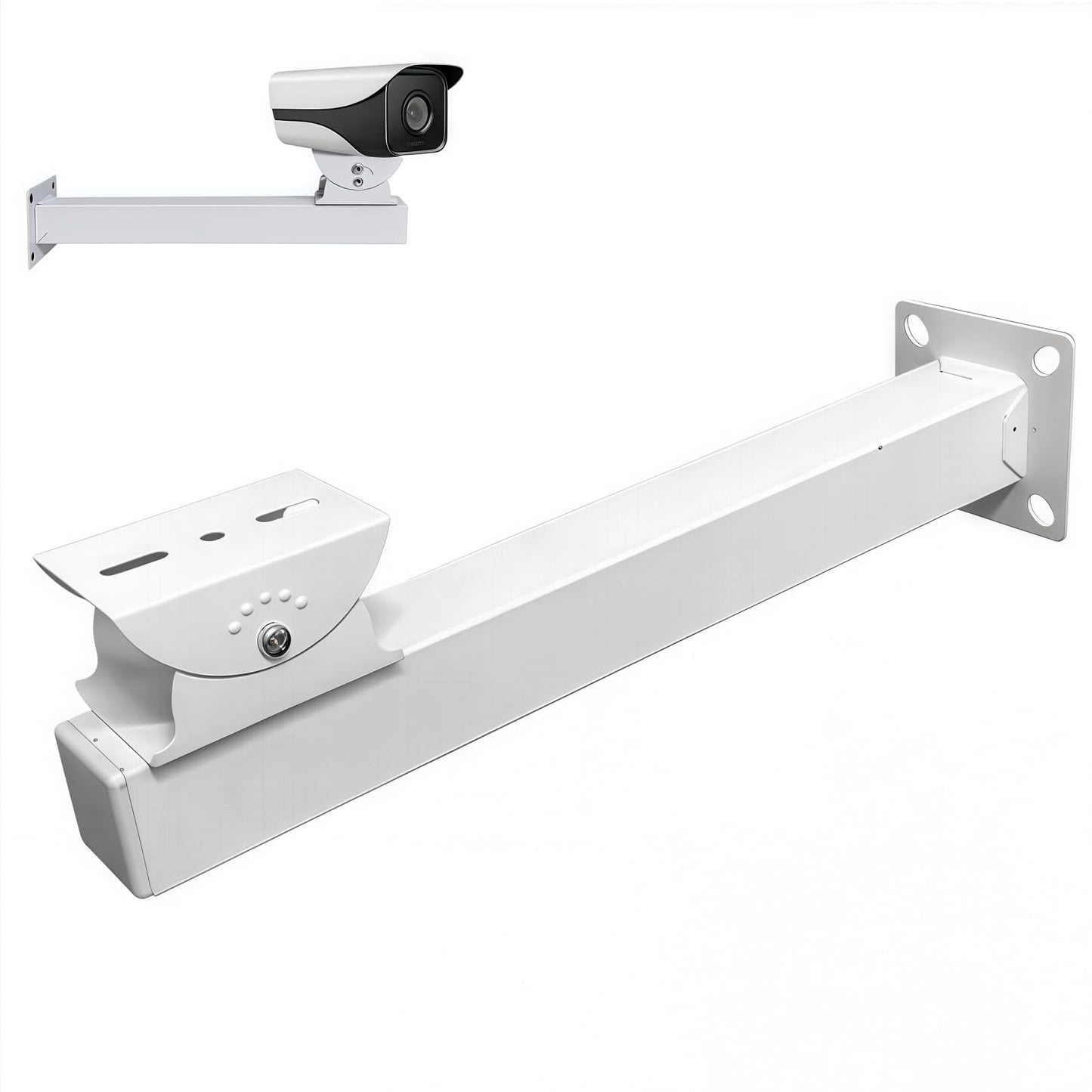 V-Fiabilidad Surveillance Security Camera Mount Bracket, CCTV Wall Mounting Bracket for IP Camera Bracket, Aluminum Alloy Indoor Outdoor Wall Ceiling