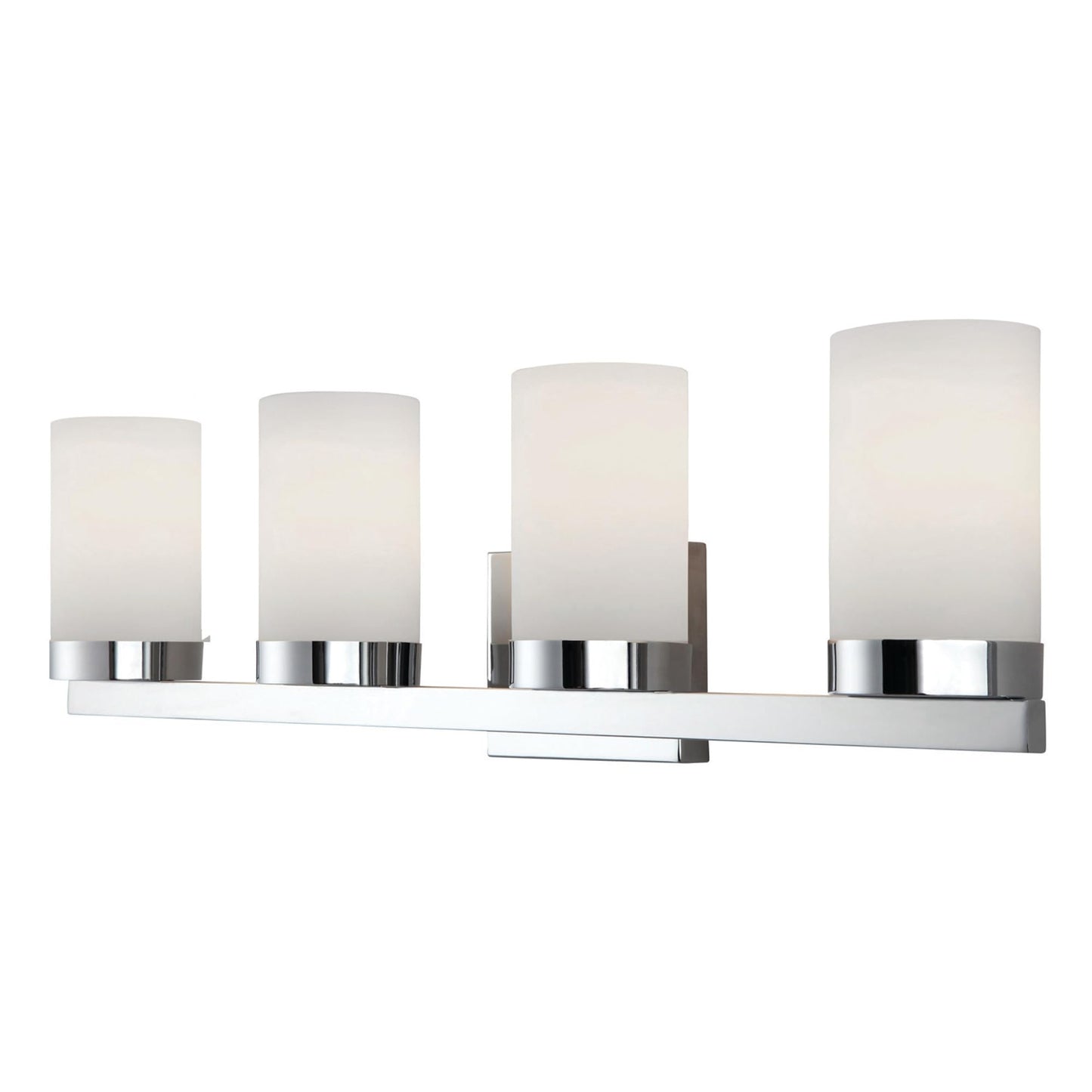 Canarm IVL429A04CH Milo 4-Light Bath Vanity Light, Chrome