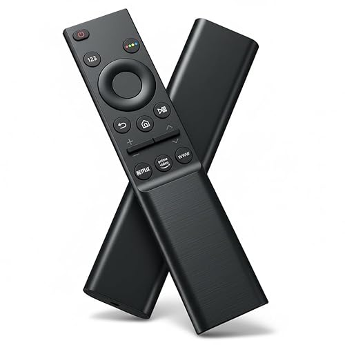 Universal Replacement Remote Control for Samsung TV - Compatible with Smart, QLED, 4K, LED, UHD & Curved Models - No Setup Required. Includes Netfli