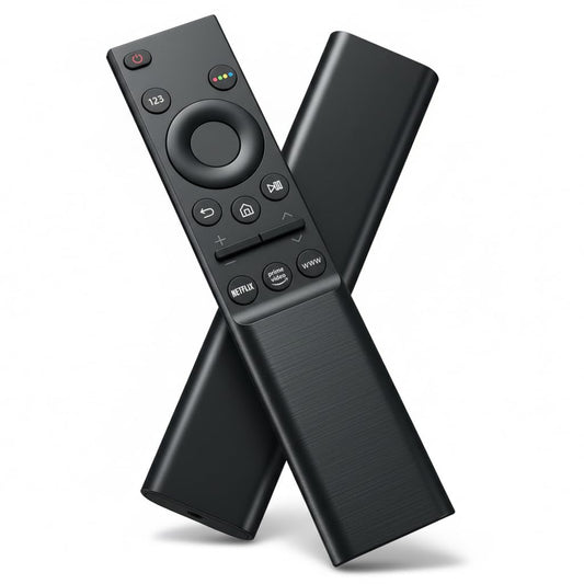 Universal Replacement Remote Control for Samsung TV - Compatible with Smart, QLED, 4K, LED, UHD & Curved Models - No Setup Required. Includes Netfli