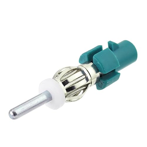 Bingfu Car Antenna Adapter Car Stereo FM AM Radio Antenna Adapter Connector,Fakra Z Male to DIN Plug Connector Converter for Vehicle Stereo Audio HD