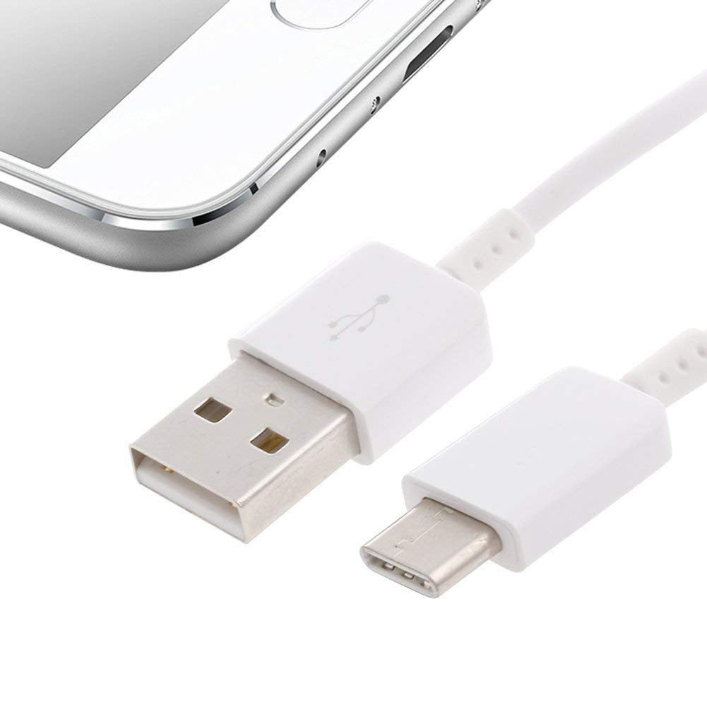 Authentic Samsung Galaxy S8 USB to Type-C Charging and Transfer Cable. (White / 3.3Ft)