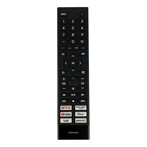 Replacement Voice TV Remote Control Controller for Hisense 50U6G 55U6G 65U6G 75U6G 4K Ultra HD LED Smart TV