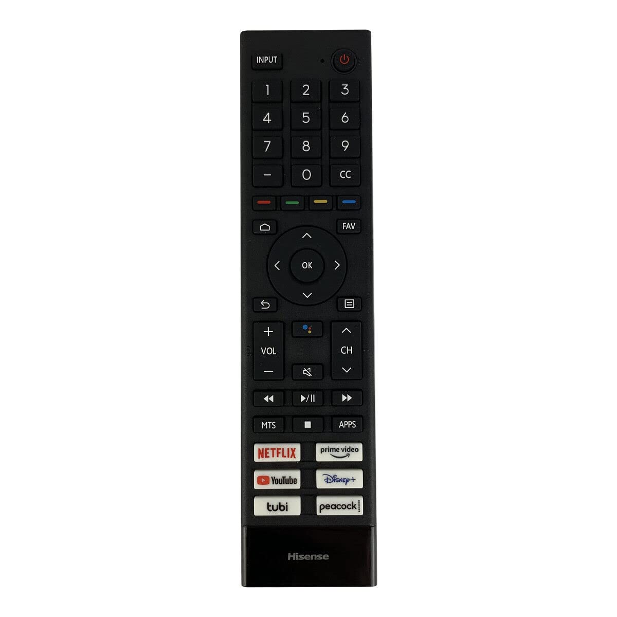 Replacement Voice TV Remote Control Controller for Hisense 50U6G 55U6G 65U6G 75U6G 4K Ultra HD LED Smart TV
