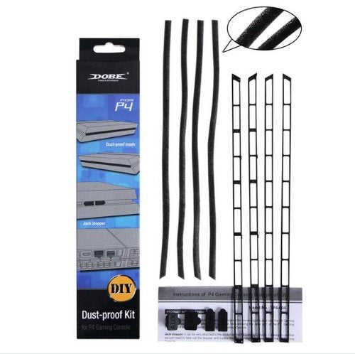 Replacement Dust Proof Dust Prevention Cover Case Mesh Jack Stopper Pack Kits for PS4 Gaming Console