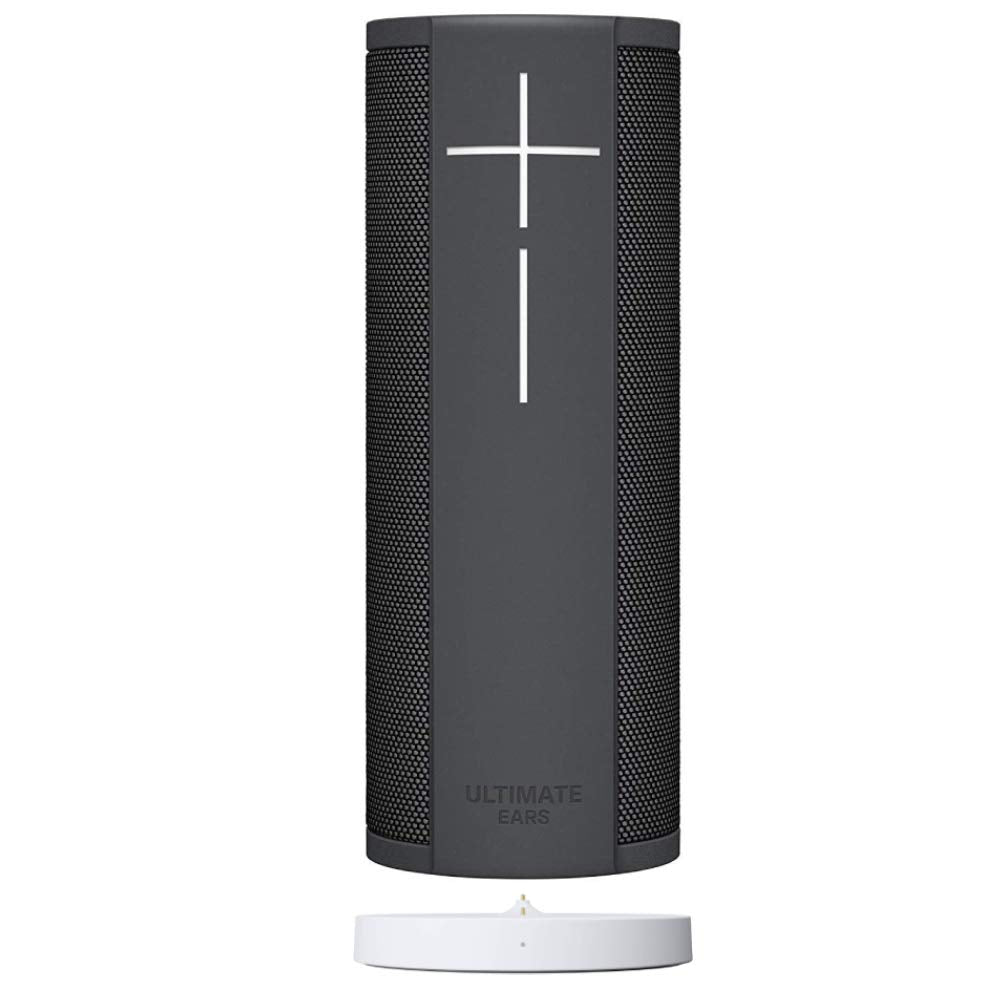 Ultimate Ears Megablast Portable Wi-Fi/Bluetooth Speaker with Hands-Free Amazon Alexa Voice Control (Waterproof) with Charging Dock - Graphite Black
