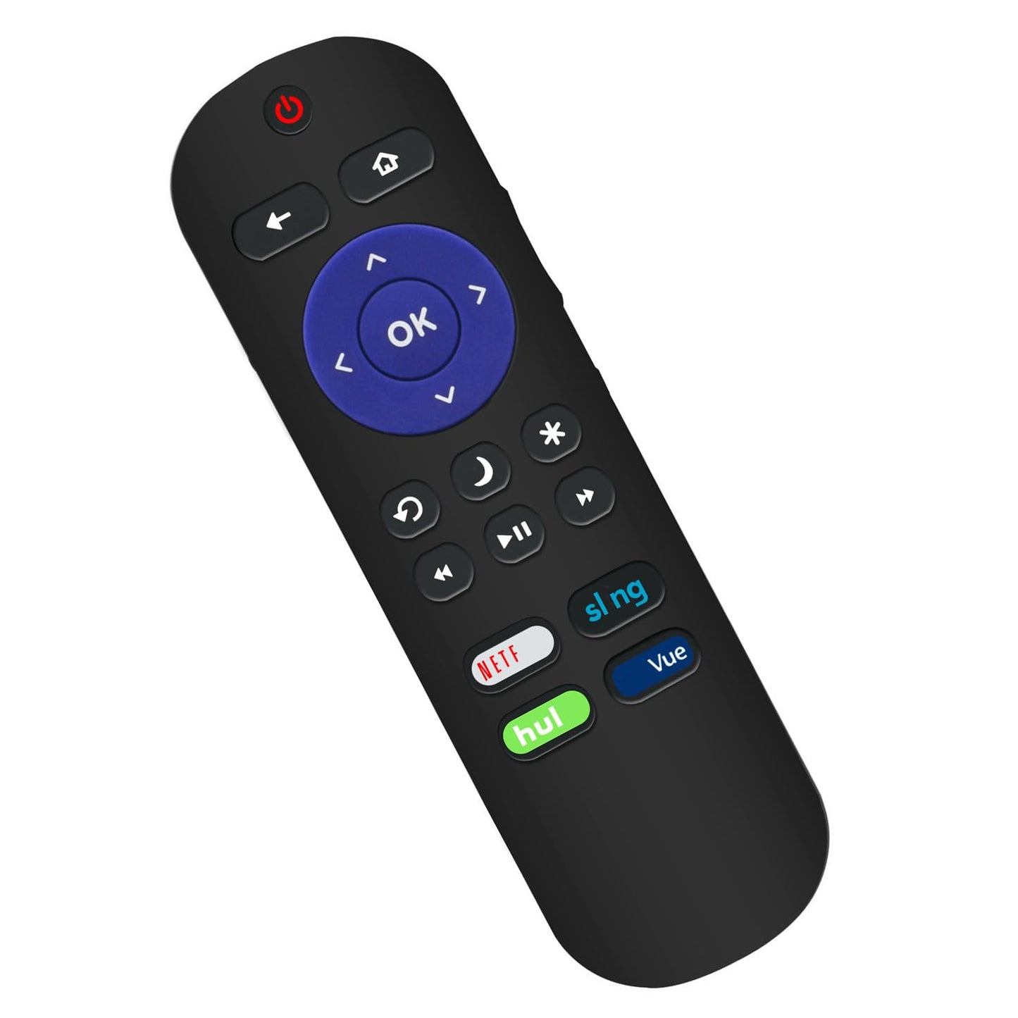 101018E0003 Replacement Remote Control Applicable for Hitachi Roku TV 43R80 49R80 55R80 65R80 49R81 55R81 60R70 49RH1 55RH1 32RC23 50RC6 60RH2