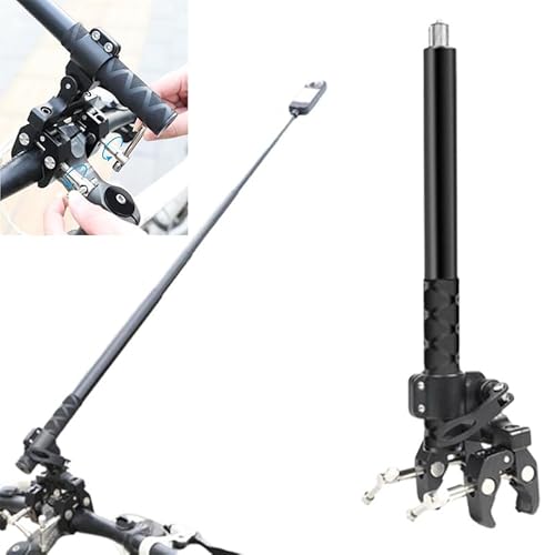 Coyktonty Bicycle Motorcycle Handlebar Adapter Bracket Set for Osmo 360/Insta360 X5/X4/Insta360 Ace Pro/DJI Pocket 3 2 1 /Gopro Series,Action 5