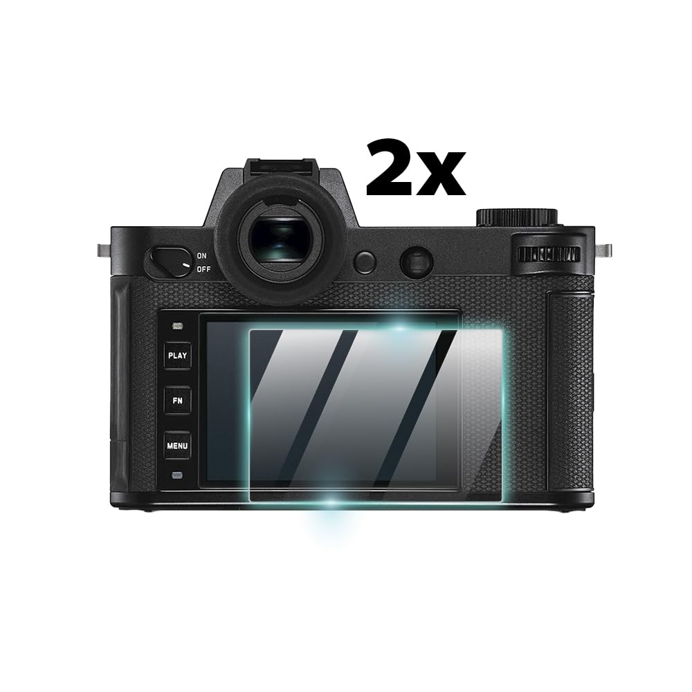 IPG ProActive for Leica SL2 Camera Display (2 Units) 9H Hardness Screen Protector Nano Ceramic Film Ultra Responsive High Clarity Smudge & Shock Proof