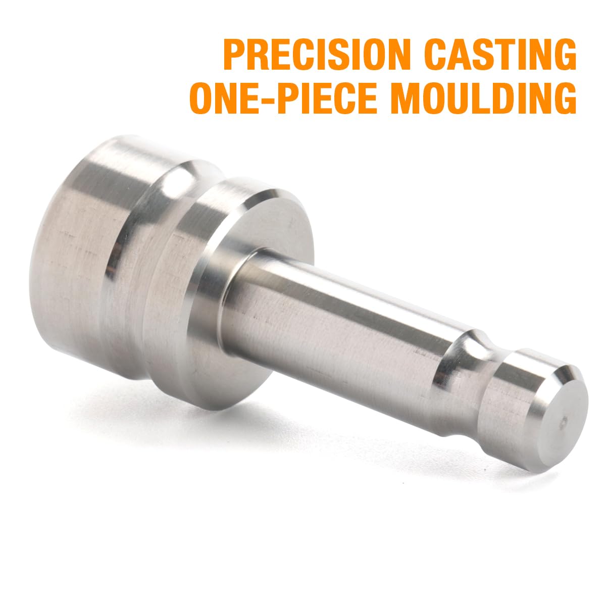 Mountlaser Swiss-Style Prism Pole Adapter Stainless Steel? Adapter for Surveying Poles GPS Poles Tripod