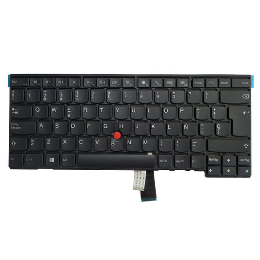 Spanish Keyboard Compatible for Lenovo ThinkPad T440 T440S T431S T440P T450 T450S E431 E440 L440 L450 04Y0871 NO Backlit