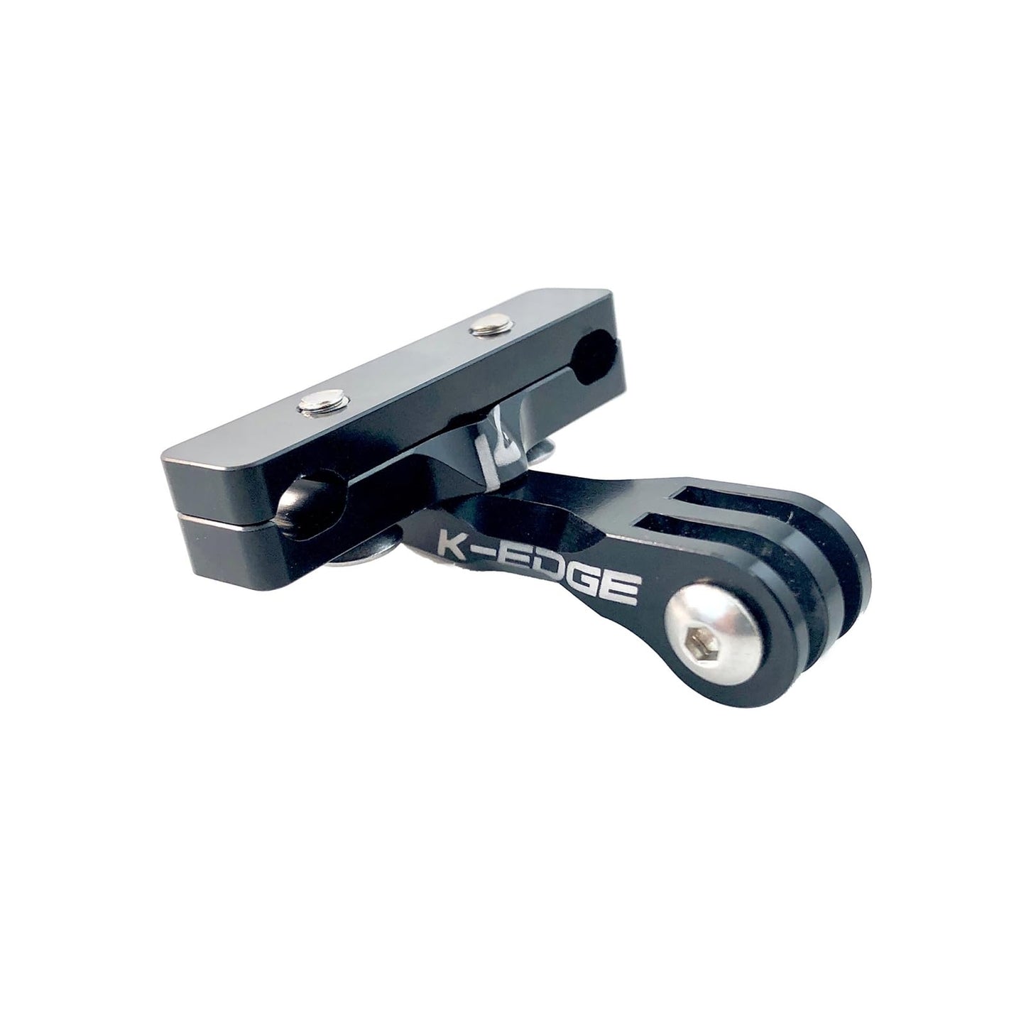 K-Edge | Go Big Saddle Rail Mount | for GoPro, Garmin and Shimano Cameras | Black Anodize