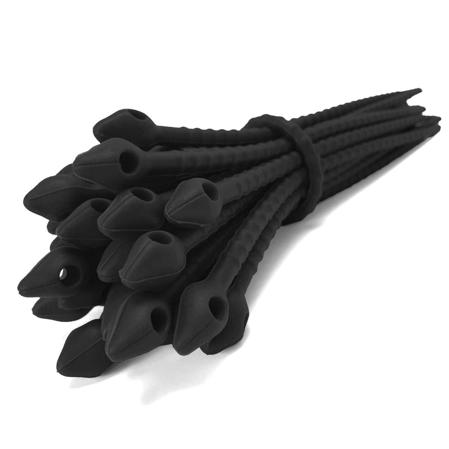 Teeo - Silicone Cable Ties - Cord Organizer - Twist Ties for Cords - Wire Ties - Reusable Organizer Cord Management, Electronics Wire Strips Rubber