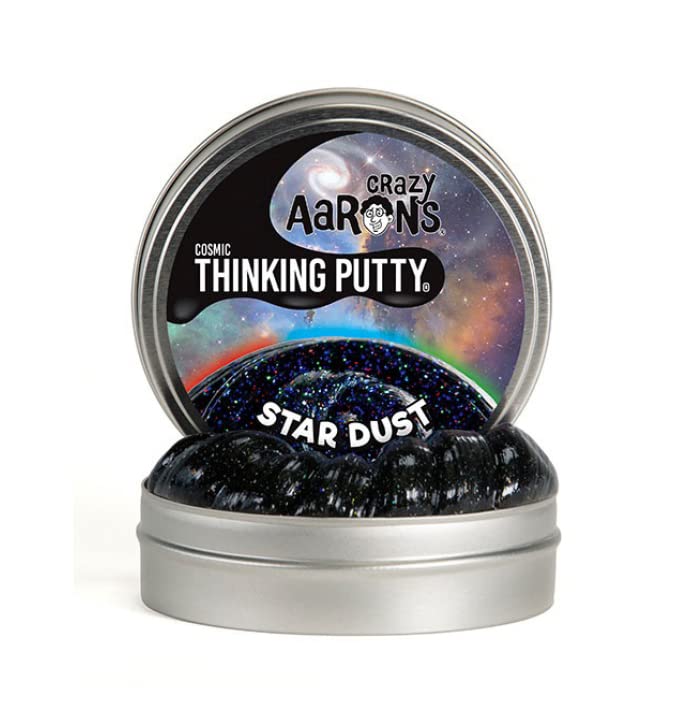 Crazy Aaron's Thinking Putty® - Cosmic Star Dust - Multi-Color Sensory Putty for Kids and Adults in a 4" Tin - Creative and Endless Fun, Stress…