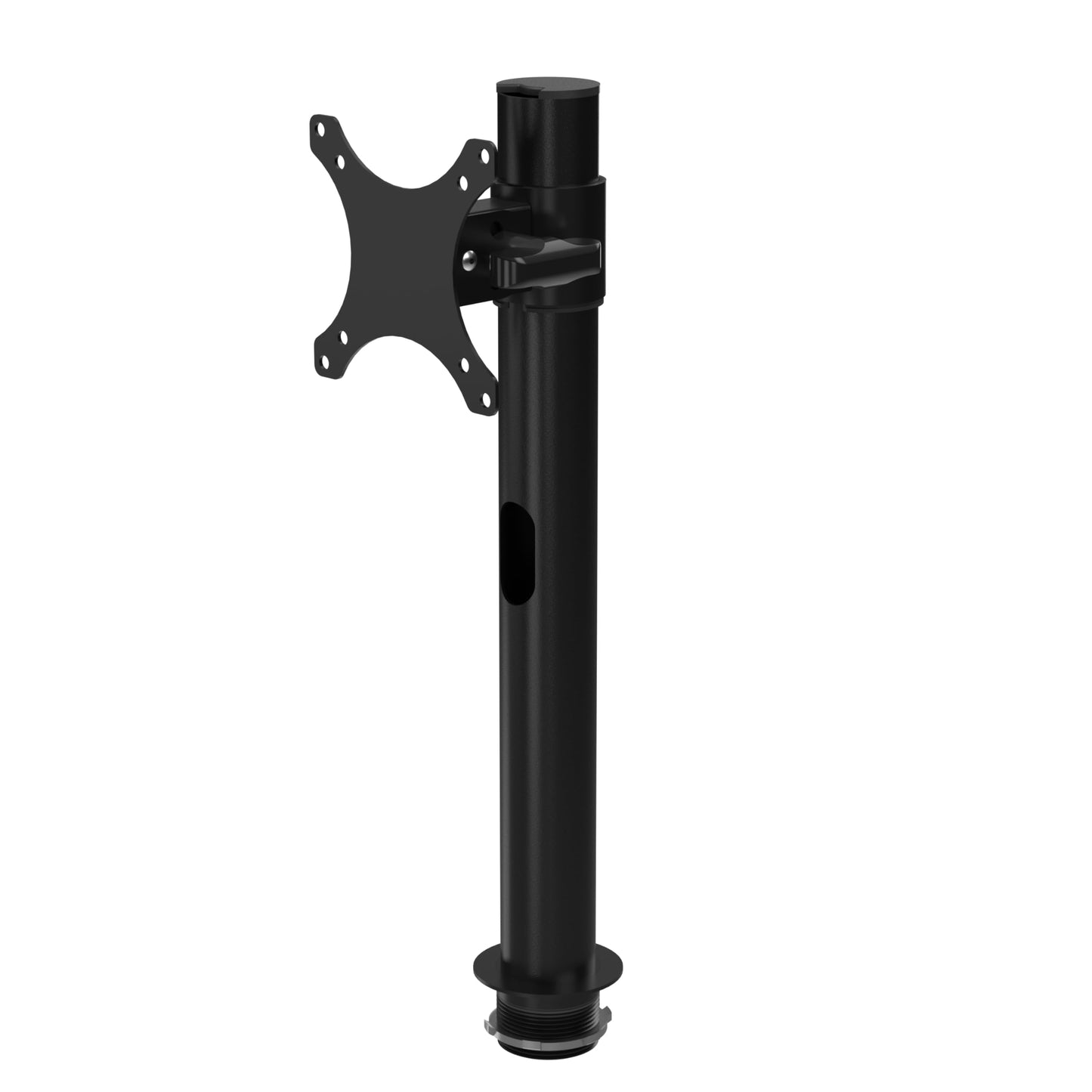 VERSADESK Heavy Duty Monitor Arm - Height Adjustable Desk Mount for 13” to 32" Screens - 360° Rotation, VESA Compatible, Steel Construction - Holds Up