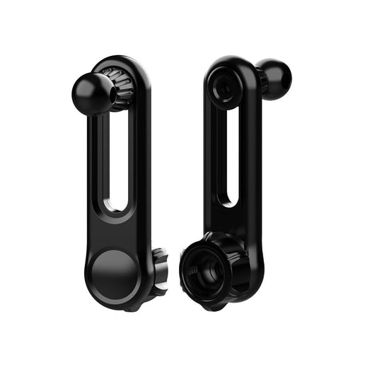 RecDec 2 Pack Car Magnetic Phone Holder Extension Arm Adapter with 17mm Ball Head Joint Socket for MagSafe Car Mount Charger Magnetic Wireless Car