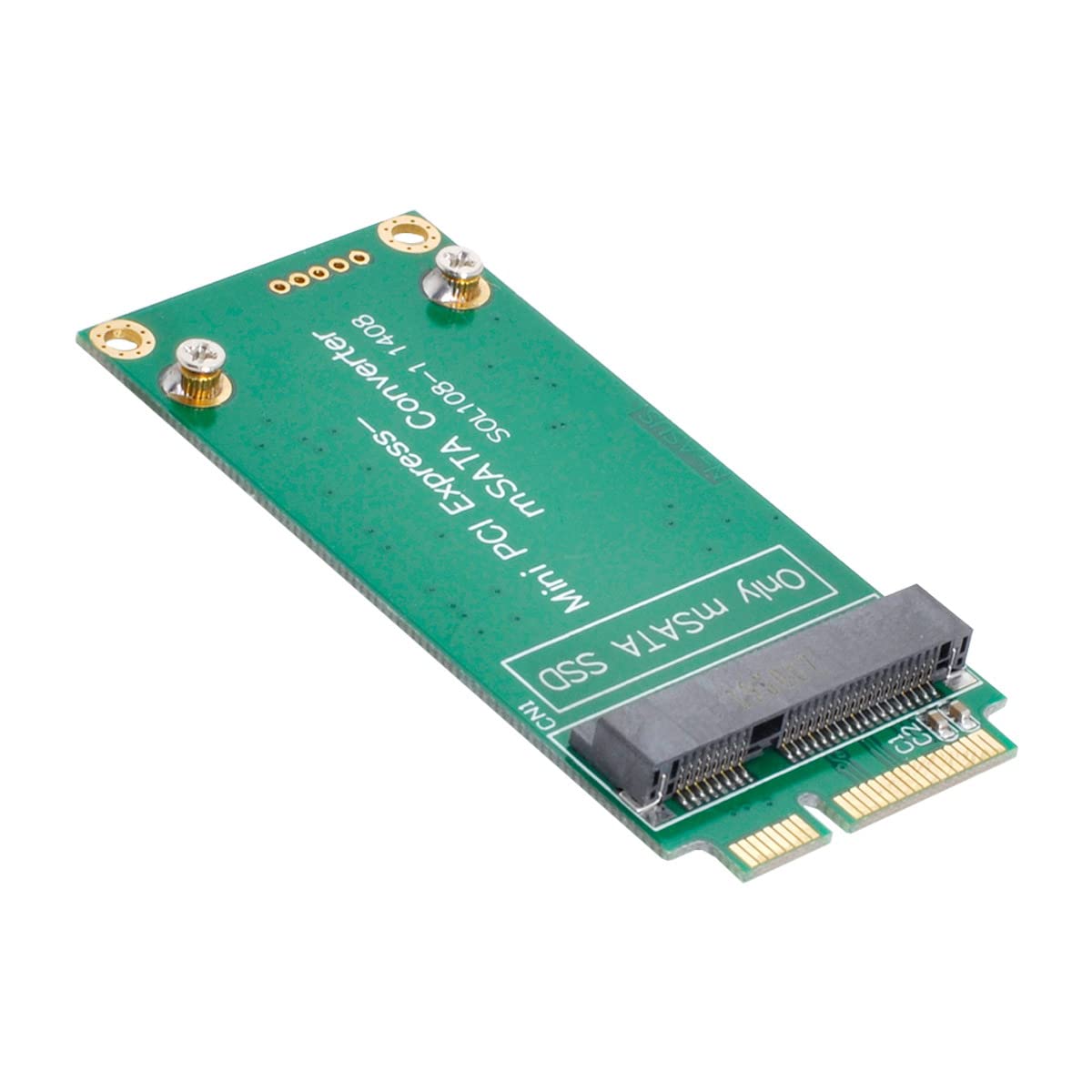 cablecc 3x5cm mSATA Adapter to 3x7cm Mini PCI-e SATA SSD for Asus Eee PC 1000 S101 900 901 900A T91
