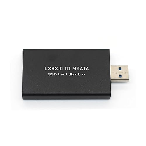 Mustpoint SSD mSATA to USB 3.0 Enclosure Hard Drive Box Portable Memory Drive
