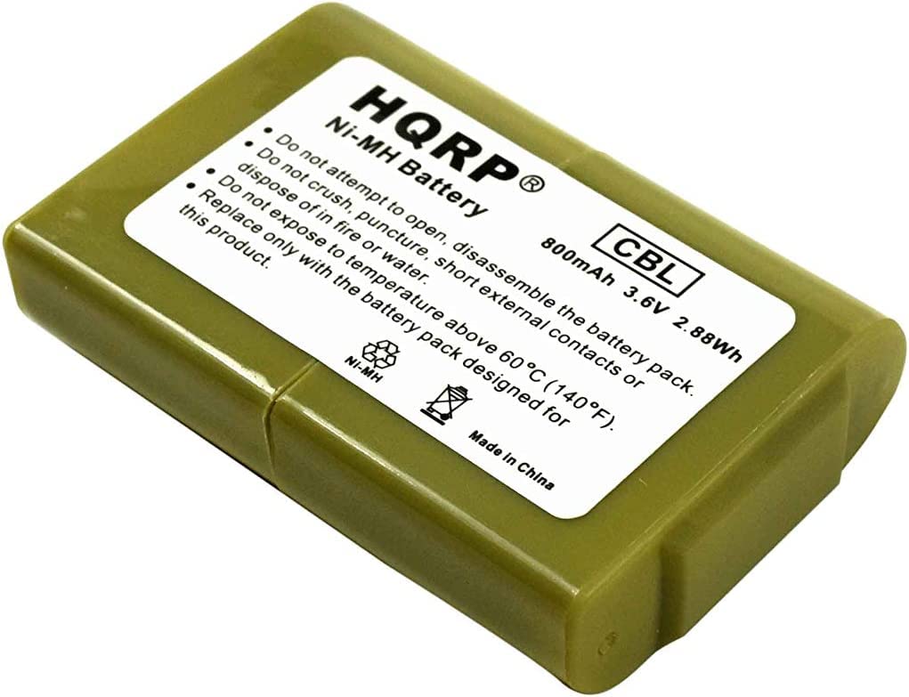 HQRP Two Phone Batteries Compatible with Panasonic KX-TD7685, KX-TD7694, KX-TD7695, KX-TD7896, KX-TG2352 Cordless Telephone